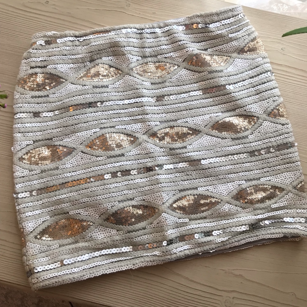 Sequin skirt